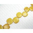 NANGKA 35-36x6mm upsd Irreg. Flat Square Beads KH