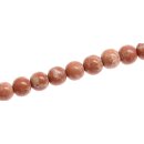 Steinperlen Dark Salmon round beads / 12mm.