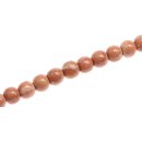 Steinperlen Dark Salmon round beads / 10mm.