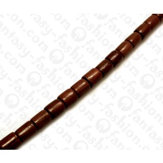 Holz Komponenten Tube Madre Cacao 10x8mm / 40pcs.