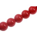 Harz Perlen Opaque Red Round / 30mm / 13pcs.