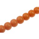 Harz Perlen Opaque Orange Round / 25mm / 18pcs.