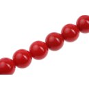 Harz Perlen Opaque Red Round / 23mm / 18pcs.