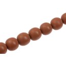 Harz Perlen Opaque Mocha Round / 20mm / 20pcs.