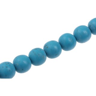 Harz Perlen Opaque Cyan Blue Round / 20mm / 20pcs.