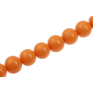 Harz Perlen Opaque orange Round / 20mm / 22pcs.