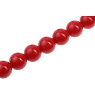 Harz Perlen Opaque Red Round / 20mm / 21pcs.