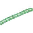 Glasperlen Shiny Green tube / 20mm / 21pcs.