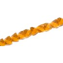 Glasperlen Shiny orange irregular / 8mm / 52pcs.