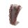 Halskette Wasserschlange Leder Chain 45mm ,  Brown / Ring / 120cm