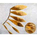 Blattgold Gold 17 twisted Leaf large I 95x25x0,3mm I 6 pcs